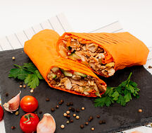 Шаурма в сырном лаваше