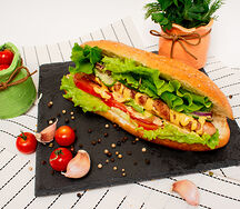 Хот-Дог с куриной сосиской