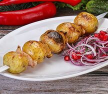 Картофель на вертеле Бомбито
