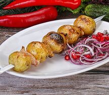 Картофель на вертеле