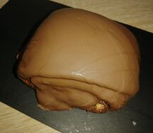 Маковка с белым шоколадом, с молочным шоколадом