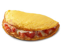 Омлет с томатами