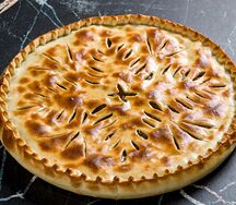 Пирог с бараниной и болгарским перцем