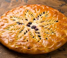 Пирог Творожник с ягодами на Ваш выбор