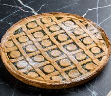 Пирог с калиной и малиной