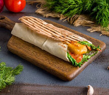 Шаурма в пите с рыбой L