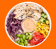 Поке-боул с курицей