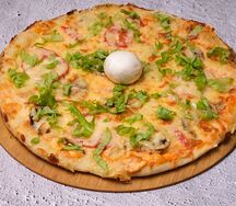 Пицца с овощами