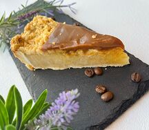 Карамельно-яблочный пирог