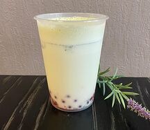 Клубничный айс матча с джус-боллами