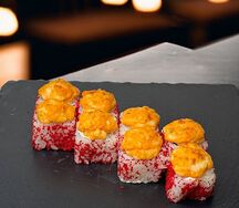 Запеченный с креветкой