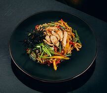 Тяхан с курицей