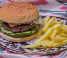 Вкусный бургер