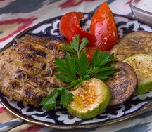 Куриное филе по-бухарски