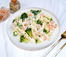 Паста с лососем