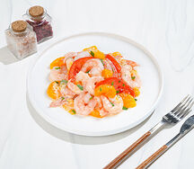 Коктейль креветки-мандарин