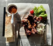 Шашлык из бараньей мякоти