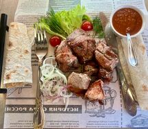 Шашлык из cвинoй шейки