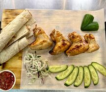 Шашлык из куриных крыльев
