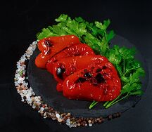 Болгарский перец на углях