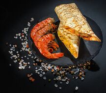 Шаурма с лангустинами