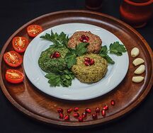 Пхали со шпинатом с грецкими орехами