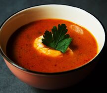 Суп с креветкой