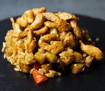 Тяхан с курицей