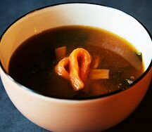 Суп с лососем