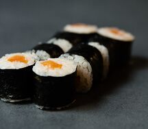 Мини-ролл Лосось