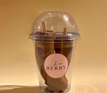 Банан в шоколаде стакан