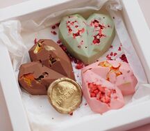 Шоколадные сердца 