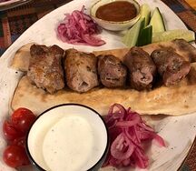 Шашлык из баранины с курдючным салом