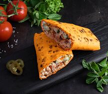 Шаурма на углях из свинины