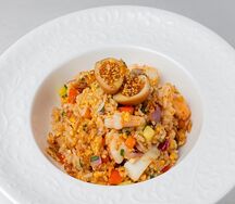 Жареный рис с морепродуктами