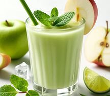 Смузи зелено-яблочное освежение