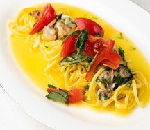 Домашняя паста с вонголе