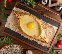 Хачапури по-аджарски классическое