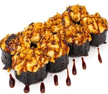 Запечённый ролл с курицей