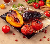 Овощи на мангале