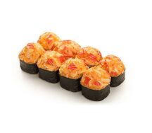 Запеченный острый ролл с крабом