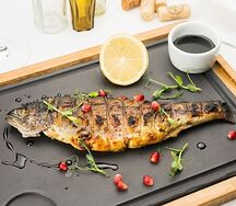 Форель на углях