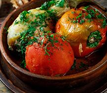 Шашлык из овощей целиковые