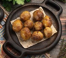 Шашлык из картофеля