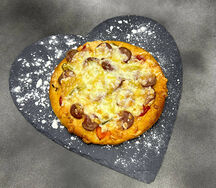 Мини Пицца с сосисками