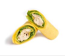 Ролл с курицей и соусом Цезарь