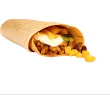 Буррито с Чили из говядины в сырной лепешке