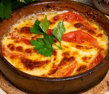 Жареный сыр сулугуни на кеци