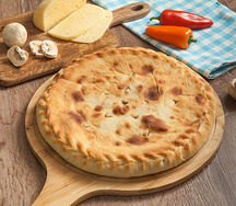 Осетинский пирог с сыром и грибами