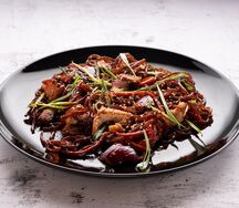 Блэк Чапче с курицей